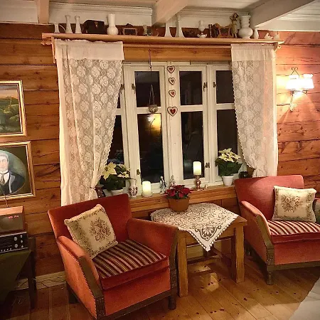 100 Years Old Norwegian Log House In Tromso