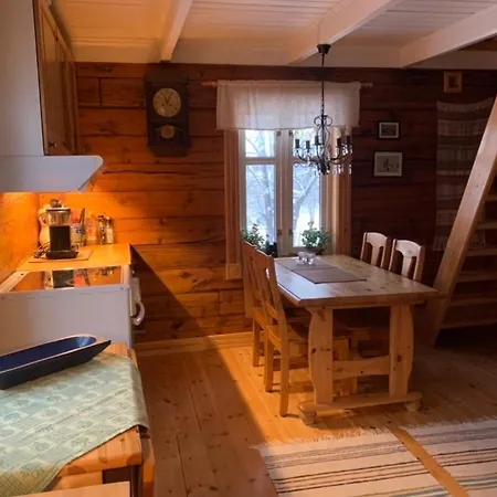 100 Years Old Norwegian Log House In