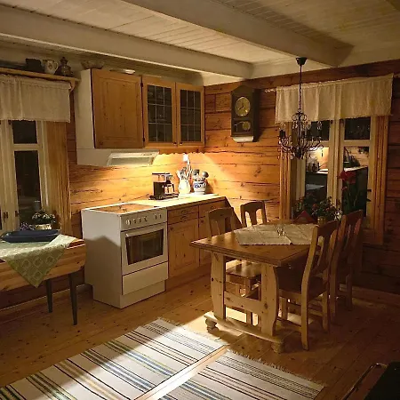 100 Years Old Norwegian Log House In
