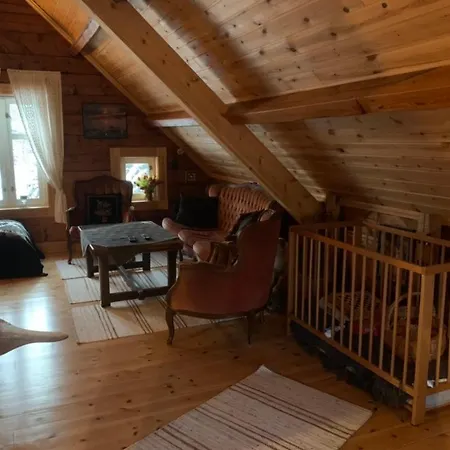 100 Years Old Norwegian Log House In Feriehus