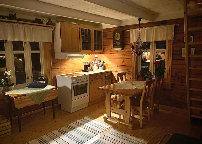 100 Years Old Norwegian Log House In