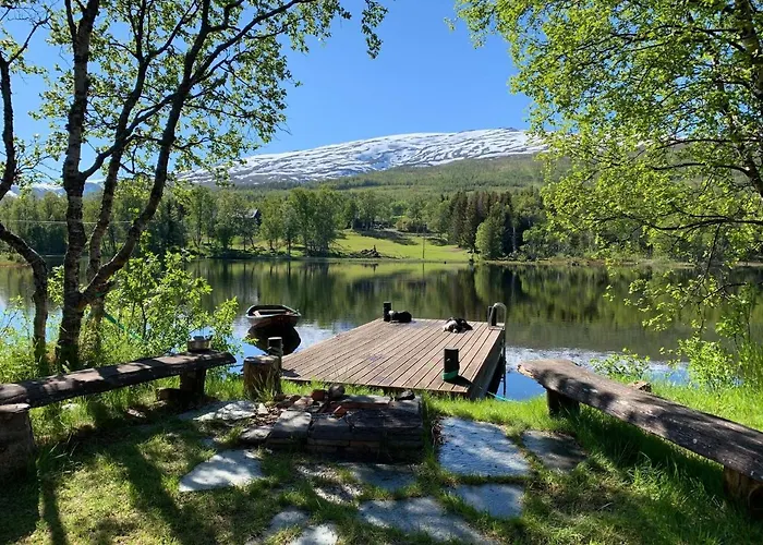 100 Years Old Norwegian Log House In