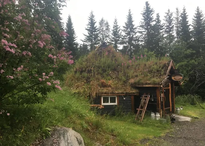 100 Years Old Norwegian Log House In Feriehus Tromsø