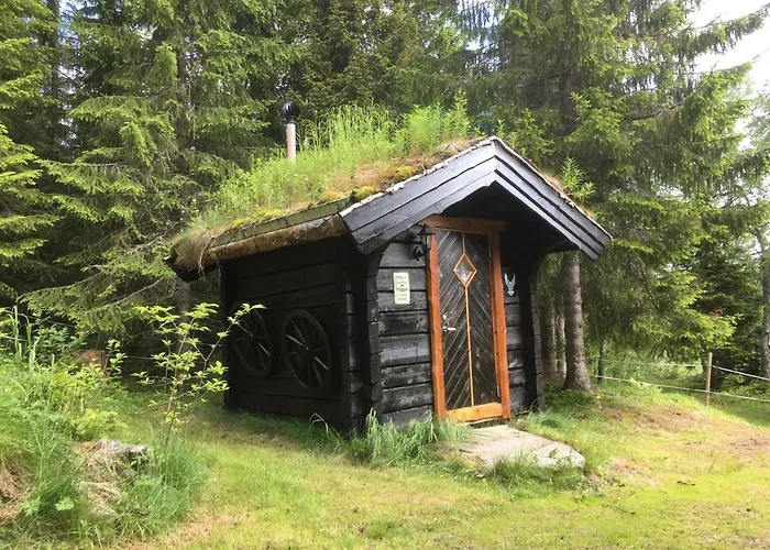 100 Years Old Norwegian Log House In * Tromsø