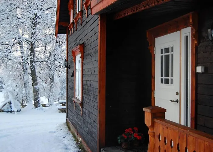 100 Years Old Norwegian Log House In Tromsø