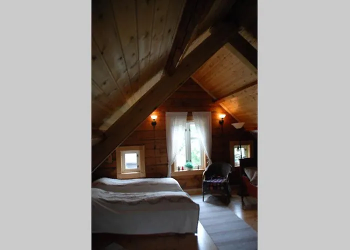 100 Years Old Norwegian Log House In