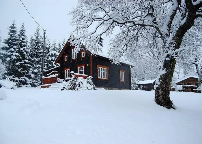 100 Years Old Norwegian Log House In * Tromsø
