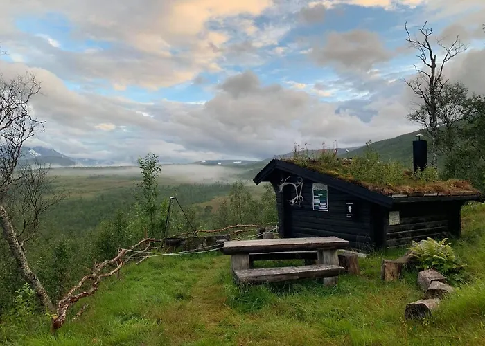 100 Years Old Norwegian Log House In